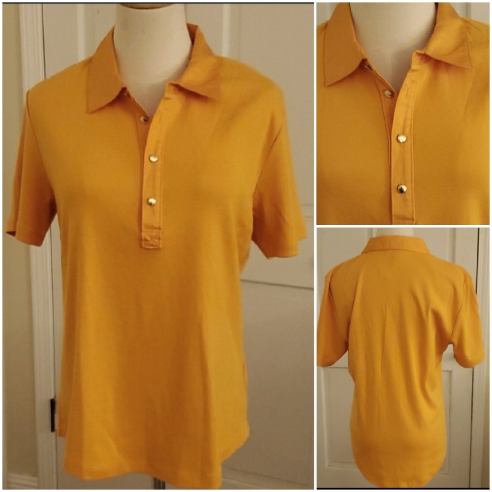 Ralph Lauren Cotton Logo Button Polo